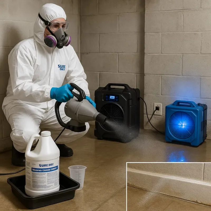 Sanitization and Odor Removal process in Highspire, PA