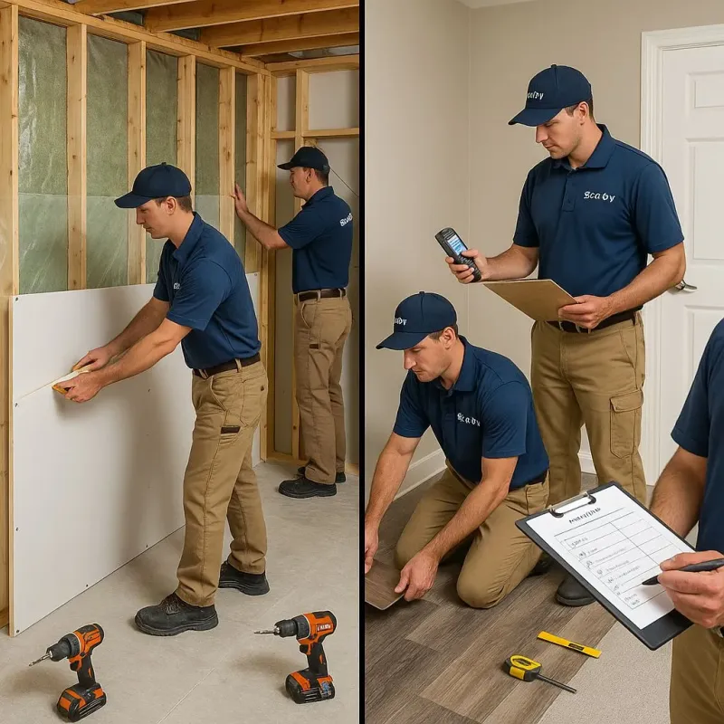 Repairs and Reconstruction process in Highspire, PA